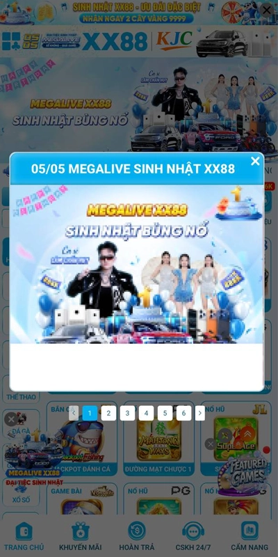 Tải ứng dụng XX88 thành công